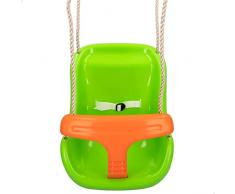 Colorbaby 54126 - Columpio jardín Exterior, Columpio bebé a partir de 10 meses, Medidas 37x42,5x50cm, Capacidad máx 70kg, Columpios infantiles exterior, Juegos jardín