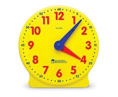 Learning Resources- Reloj para los Alumnos Big Time Student Learning Clock, Color (LER2095)