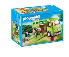 Playmobil Country Horse Box 1pieza(s) Verde, Gris Niño/niña - figuras de juguete para niños (Verde, Gris, 5 año(s), Niño/niña, 270 mm, 110 mm, 140 mm)