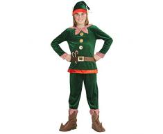 WIDMANN Niños Disfraz Elf de pequeño ayudante Papá Noel