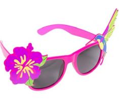Folat-24845 Vasos rosas con flores tropicales y pájaro, color rosa (24845)