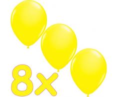 Folat - Globos De Color Neón Amarillo para Fiesta - 12In/25cm - 8 Piezas