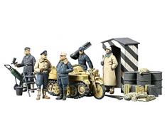 Tamiya 32412 32412-1:48 Juego de Figuras alemanas (5) Wint.m. Kkrad, modelismo, Kit de Montaje de plástico, Manualidades, Hobby, Pegar, Kit de Montaje de plástico, sin Pintar.