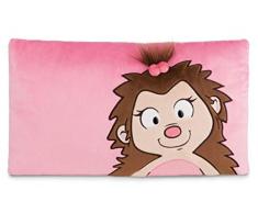 Nici 44072 - Cojín (Rectangular, 43 x 25 cm), diseño de Erizo, Color Rosa