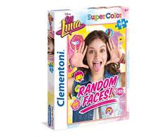 Clementoni - Puzzle 104 piezas soy luna : let´s make random faces (27962)