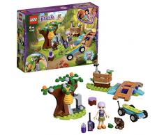 LEGO Friends - Aventura en el Bosque de Mia, juguete creativo de construcción de aventuras con patinete y animales (41363)