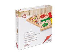 Cayro - Parchís y Oca - + 5 Años - Modelo de Madera - Juego de Mesa de Niños y Adultos - con Tablero Reversible - Diversión Familiar - 2 a 4 Jugadores