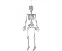 WIDMANN Esqueleto púrpurina Plateada Halloween