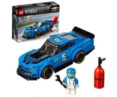LEGO Speed Champions - Deportivo Chevrolet Camaro ZL1, juguete divertido de construcción de coche deportivo de carreras (75891)