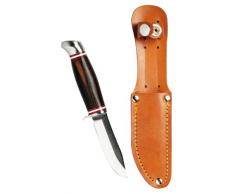 moses. 9628 - Expedición Naturaleza, Cuchillo al Aire Libre con Mango de Madera y Lederhüll (versión en alemán)