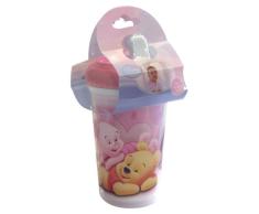 Spel 004629 - Vaso con boquilla, diseño Winnie the Pooh, color rosa