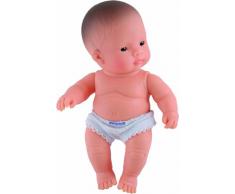 Miniland – miniland31146 21 cm Asian Girl muñeca sin Ropa Interior en Bolsa