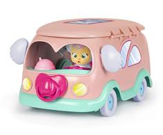 BEBÉS LLORONES LÁGRIMAS MÁGICAS La Caravana de Koali | Autocaravana rosa con Jacuzzi y Burbujas y la mini muñeca Koali - Juguete para niñas y niños + 3 Años, Multicolor, Talla Única