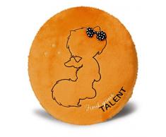 NICI - Cojín Talent, peluche ovalado, color naranja, 36x40cm (39198)