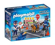 Playmobil City Action Police Roadblock - Sets de Juguetes (Acción / Aventura, 4 año(s), 10 año(s), Niño/niña, Multicolor, De plástico)