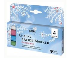 Chalky - Rotuladores de tiza (4 unidades)