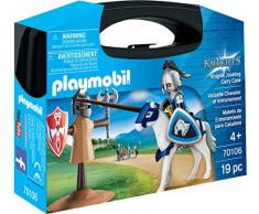 PLAYMOBIL- Maletín de Entrenamiento para Caballero Juguete, Multicolor (geobra Brandstätter 70106)