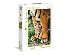 Clementoni 35046 puzzle Puzzle - Rompecabezas (Puzzle rompecabezas, Fauna, Adultos, Tigre, Hombre/Mujer, 14 año(s)) , color/modelo surtido