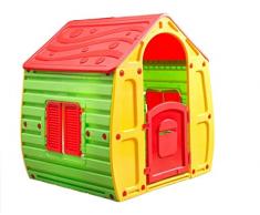KitGarden - Caseta Infantil Juegos Jardin, 102x90x109 cm, Multicolor, Magical House