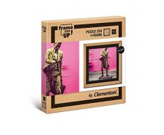 Clementoni- Puzzle con Marco 250 pzas Living Faster, Multicolor (38501)