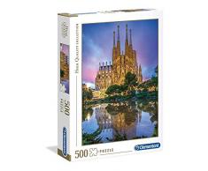 Clementoni- Puzzle 500 Piezas Barcelona, Multicolor (35062.9)
