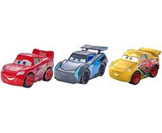 Cars - Pack de 3 Vehículos Mini Racers, Coches de Juguete (Mattel FPT71)