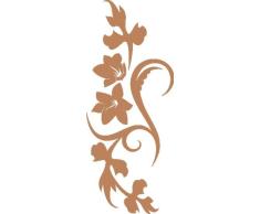 INDIGOS 4051719158038 - Adhesivo decorativo para pared (vinilo, 60 x 10 x 10 cm), color marrón