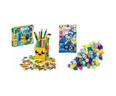 LEGO 41948 DOTS Plátano Adorable: Portalápices, Manualidades para Niños, Material Escolar, Accesorios de Escritorio, DIY & 41946 DOTS Extra: Edición 6, Manualidades para Niños y Niñas de 6 años
