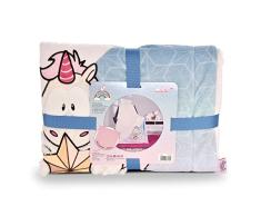 NICIE Tierna Manta con el Unicornio Theodor Aprox. 140 x 175cm – Manta de Abrazo para Bebés y Niños - Manta de Peluche Esponjosa I Manta Caliente para Niñas y Niños – 48170