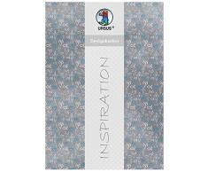 Ursus 62294602 F Diseño cartón Religión, 200 g/m², 5 Hojas, DIN A4, Color Azul/Gris