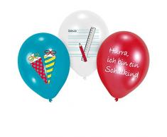 Amscan 9904416 My School Start - Globos de látex, multicolor , color/modelo surtido