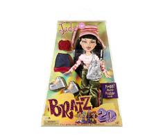 Bratz Edición Especial 20 Años Muñeca de Moda Original Jade - Caja holográfica y póster - Coleccionable - Réplica de la versión de 2001 - Incluye 2 Vestidos, Zapatos, Bolso y más