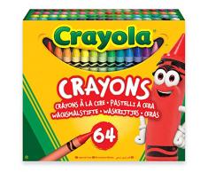 CRAYOLA Crayola-52-6448 Set 64 lápices de Cera 14x12cm, (52-6448)