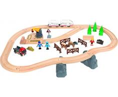 BRIO 33109 trene de juguete - trenes de juguete (Multicolor, Madera, 3 año(s), CE, FSC, Grüner Punkt, 760 mm, 750 mm)