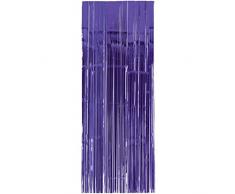Amscan International – 24200 – 106 91 cm x 2,43 m morado cortina de puerta