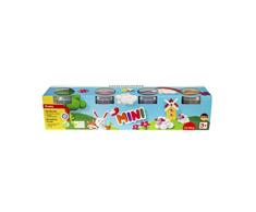 Eberhard Faber 572510 - Juego de 4 plastilina básica en vaso de plástico con cierre, colores: naranja, rosa, verde, morado, 4 x aprox. 140 g de plastilina divertida para niños a partir de 3 años