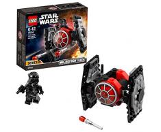 LEGO Star Wars - Microfighter: Caza TIE de la Primera Orden, Juguete de La Guerra de las Galaxias de Nave Espacial para Recrear Aventuras en la Galaxia y Exponer, Incluye Minifigura de Piloto (75194)