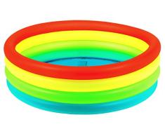 Saica- Piscina Hinchable de Colores neón, (10195)