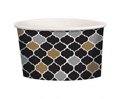 Amscan – 434004 negro Buffet Treat tazas