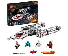 LEGO Star Wars TM - Caza Estelar Ala-Y de la Resistencia, Juguete de Construcción de Nave Espacial de la Guerra de las Galaxias Episodio IX: El Ascenso de Skywalker, A partir de 8 años (75249)