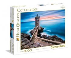 Clementoni-39334 Los Pingüinos De Madagascar Puzzle 1000 Piezas El Faro (39334.3)