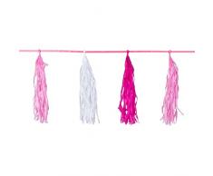 Bebé Borla Guirnalda 3 Meter, color rosa