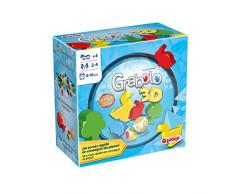 Lúdilo- Grabolo Educativo para Jugar en Familia, Mesa para niños, Figuras 3D, Agilidad Mental, Juego Habilidades cognitivas de Madera (80871)