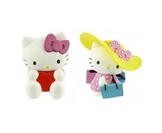 Juratoys - B53402 - Figurita - Hello Kitty - caja de regalo - Hello Kitty y Hello Kitty de San Valentín Compras (Importado de Francia)