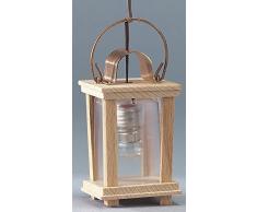 Kahlert Licht Natividad Accesorios, Dollhouse Accesorios Linterna de Madera, 3 cm, 3,5 V.