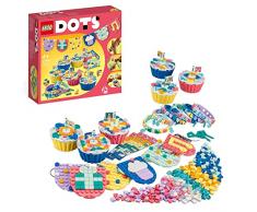 LEGO 41806 Dots Kit de Fiesta Definitivo, Juguete de Construcción con Cupcakes, Pulseras y Pegatinas para Fiestas Infantiles, Detalles de Cumpleaños para Niñas y Niños