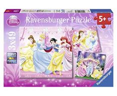 Ravensburger Disney Princess - Puzzle, 3 x 49 Piezas 09277 2