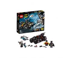 LEGO Super Heroes - Batalla en la Batmoto contra Mr. Freeze Juguete de construcción de Aventuras de superhéroes, incluye Motocicleta de Batman y Figura de un Supervillano, Novedad 2019 (76118)