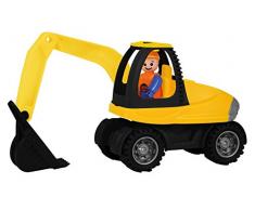 Lena Truckies Excavator vehículo de Juguete - Vehículos de Juguete (Negro, Amarillo, Excavadora, Interior / Exterior, 2 año(s), Niño, 105 mm)