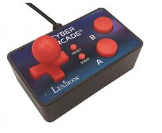 LEXIBOOK Consola Cyber Arcade TV, 200 Juegos, Controlador Plug N Play, Deporte, acción, Joystick (JG6500), Color